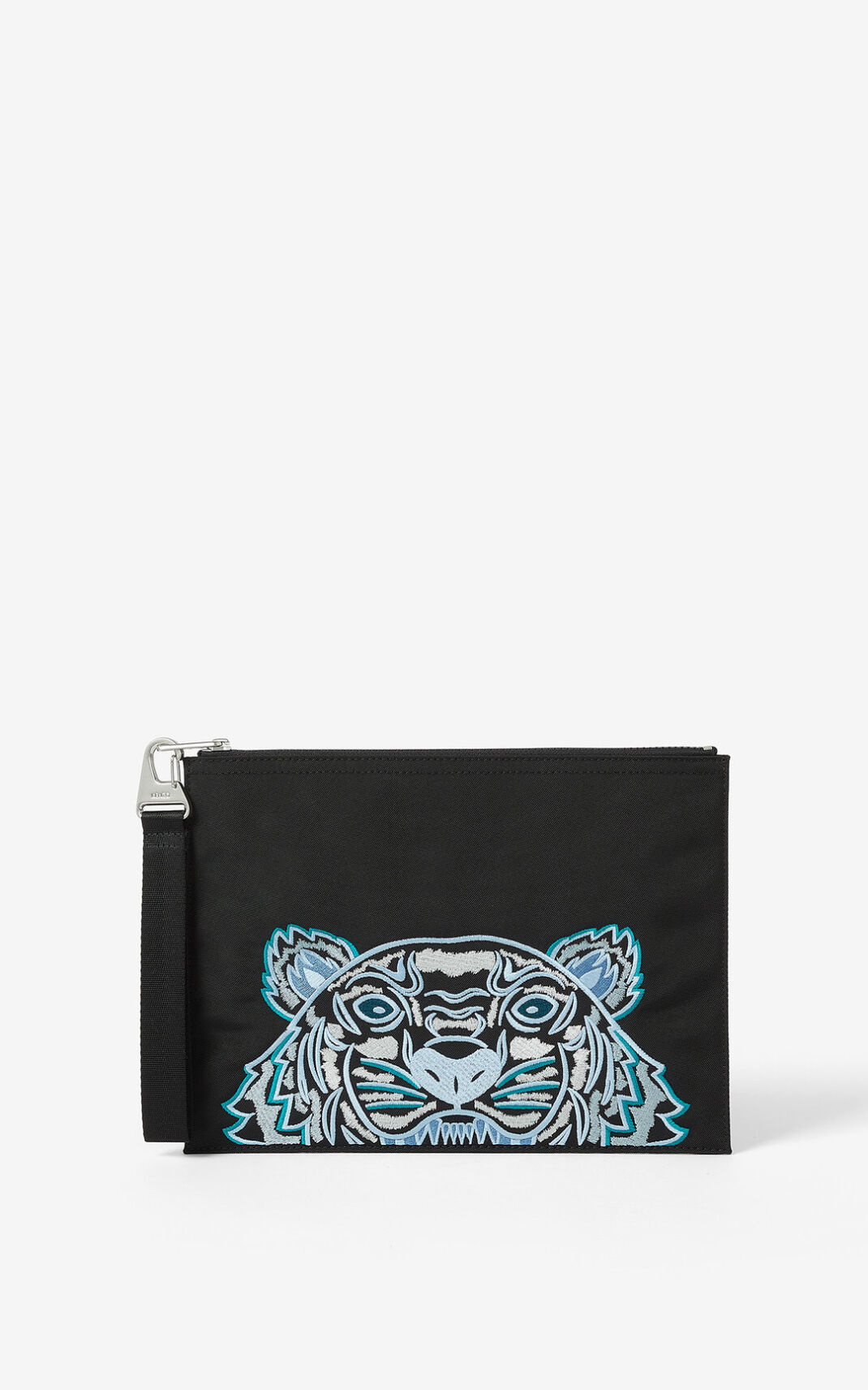 Kenzo Large canvas Kampus 虎 クラッチバッグ メンズ 黒 - FBVCKN264